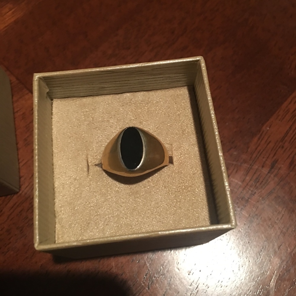 Men’s 14k gold plated ring